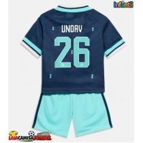 Camisa de Futebol Alemanha Deniz Undav #26 Equipamento Secundário Infantil Mundo 2026 Manga Curta (+ Calças curtas)